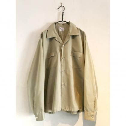  Ρơ  ץ󥫥顼ġ1960s- HansomVintage Open Collar Shirt