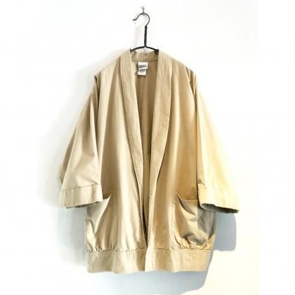  Ρơ  ϡե꡼ 硼륫顼㥱åȡ1980s-ۡteddi sportVintage Half Sleeve Shawl Collar Jacket