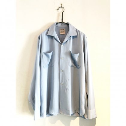  Ρơ  ץ󥫥顼 졼󥷥ġ1960s- WingsVintage Open Collar Rayon Shirt