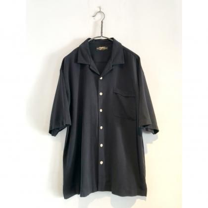 Ρơ  S/S 륯ġ1980s- EAGLE DRY GOODSVintage S/S Silk Shirt