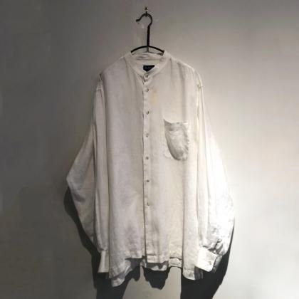  Ρơ ͥ󥷥ġPaul FredrickVintage No Collar Linen Shirts