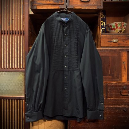  Ρե ơ ԥ󥿥å ɥ쥹ġPolo Ralph LaurenVintage Pin-Tuck Dress Shirts Double Cuffs