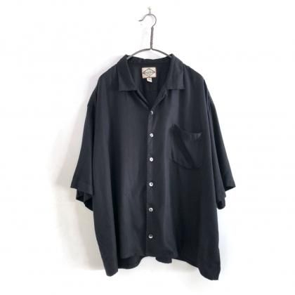  Ρơ S/S 륯ġ1980sۡTHREE PALMVintage Silk Shirt