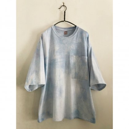  Ρϡե꡼ ݥå T ġpimpstickHanddyed Remake Pocket T-Shirt Hydrangea