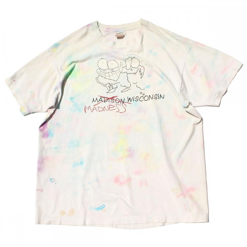 ヴィンテージ キャラクター T シャツ Madness Wisconsin 1990 S Over Dyed 古着 通販 ヴィンテージ古着屋 Rumhole Beruf Online Store 公式通販サイト