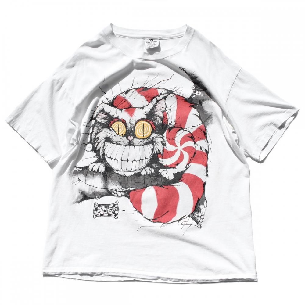 サイズもXL90s ビンテージ 不思議の国のアリス Tシャツ アート