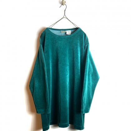  Ρơ ٥ ץ륪С ȥåץERIKA & COMPANYۡ1980'sVintage Velour Pullover Tops