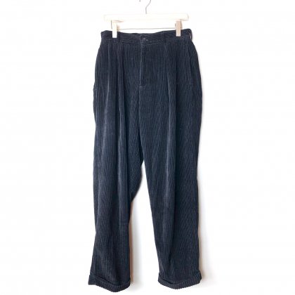  Ρơ ǥ 2å ȥ饦 ѥġCotton-FabricVintage 2-Tuck Corduroy Trouser