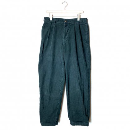  Ρơ ǥ 2å ȥ饦 ѥġCotton-FabricVintage 2-Tuck Corduroy Trouser