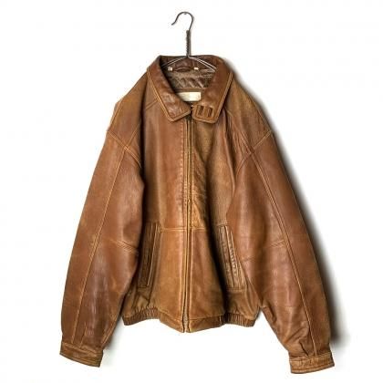  Ρơ ɥåץ 쥶㥱åȡ1980s-Vintage Leather Jacket