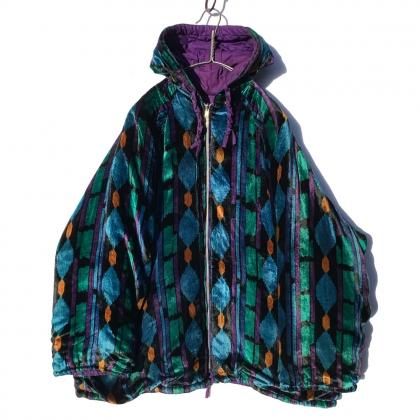  Ρơ ͥƥ С֥ ٥֥륾1980'sۡHIMALAYAVintage Reversible Velour Blouson