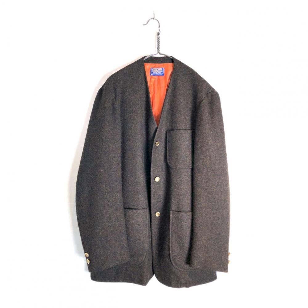 PENDLETON ノーカラージャケット M vintage 古着-