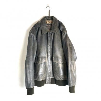  Ρơ ӥå륨å A-2 쥶㥱å ե饤ȥ㥱åȡ1980'sVintage Big Silhouette Flight Jacket