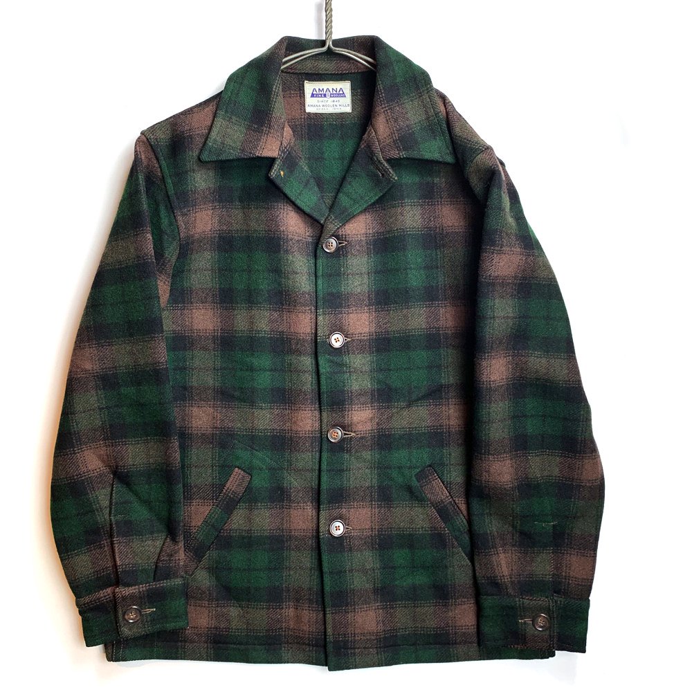 ヴィンテージ ウール ワーク シャツジャケット【AMANA】【1950's】Vintage Wool Shirts Jacket