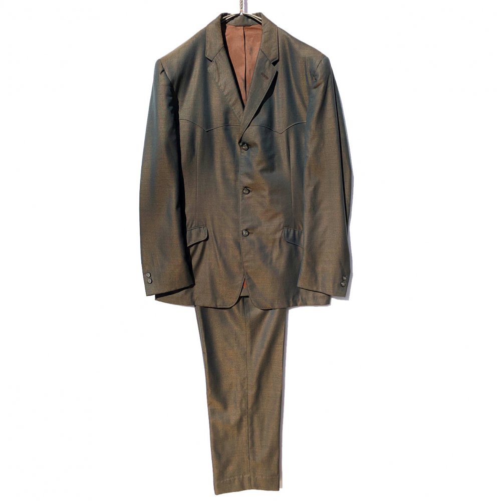 ヴィンテージ ウエスタンデザイン コンテンポラリー スーツ セットアップ【1960's】【Gross 100】Vintage Suits