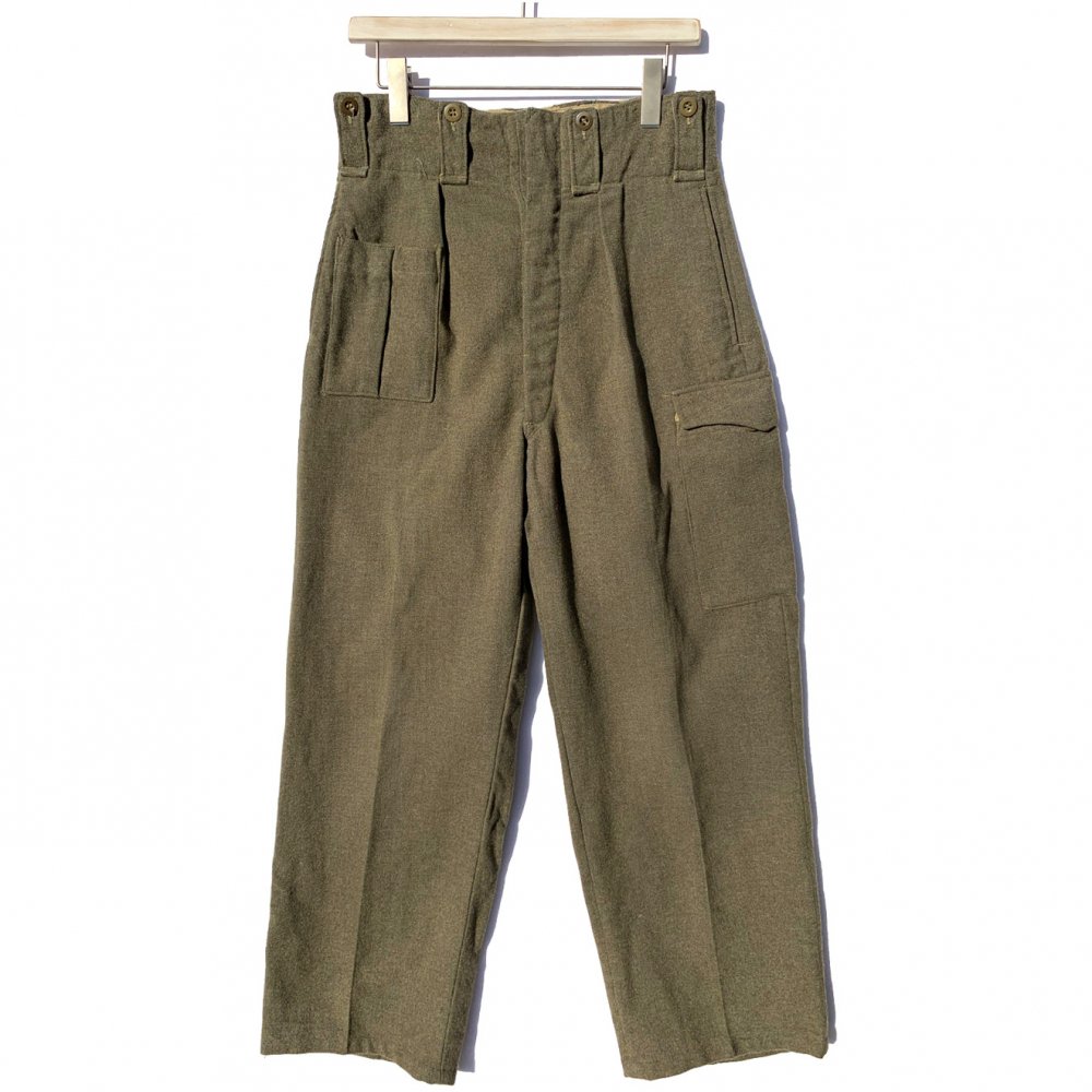 ベルギー軍 ヴィンテージ ユーロミリタリー ウールパンツ【1950's】【Belgian Army】Vintage Military Wool  Pants