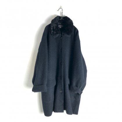  Ρơ ե顼 ˥åȥȡdesign&CoVintage Detachable Fur Collar Knit Coat