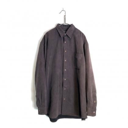  Ρơ ե ġ1990'sۡVAN HEUSENVintage Fake Suede Shirt