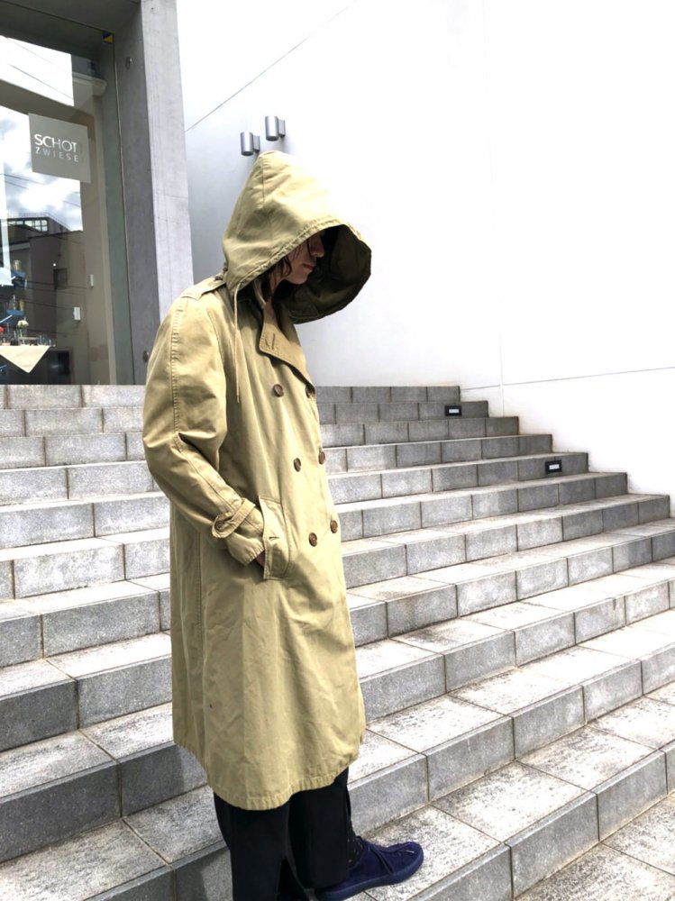 ヴィンテージ ミリタリー トレンチコート【1950's】【U.S.Army】Vintage Detachable Hood Trench Coat