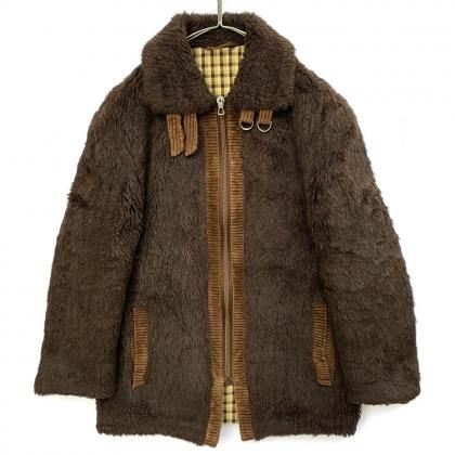  Ρ桼ơ 󥰥ѥ 㥱åȡ1960'sۡMade In GermanyEuro Vintage Long Pile Jacket