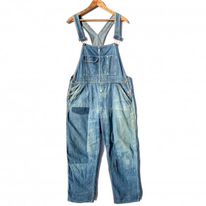  Ρơ ǥ˥ С1930's-Vintage Denim Overall High Aging