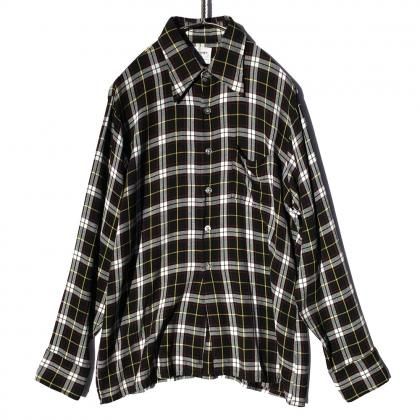  ΡARROWۥơ L/S ֥å 졼󥷥ġ1970's-Vintage Shadow Check Rayon Shirts