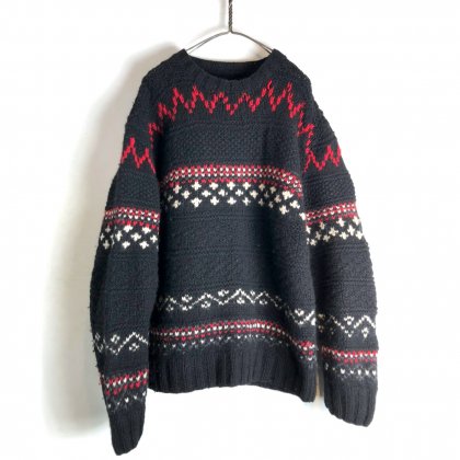  Ρơ ϥɥ˥å 1970's-Hand Knitting Vintage Ski Sweater