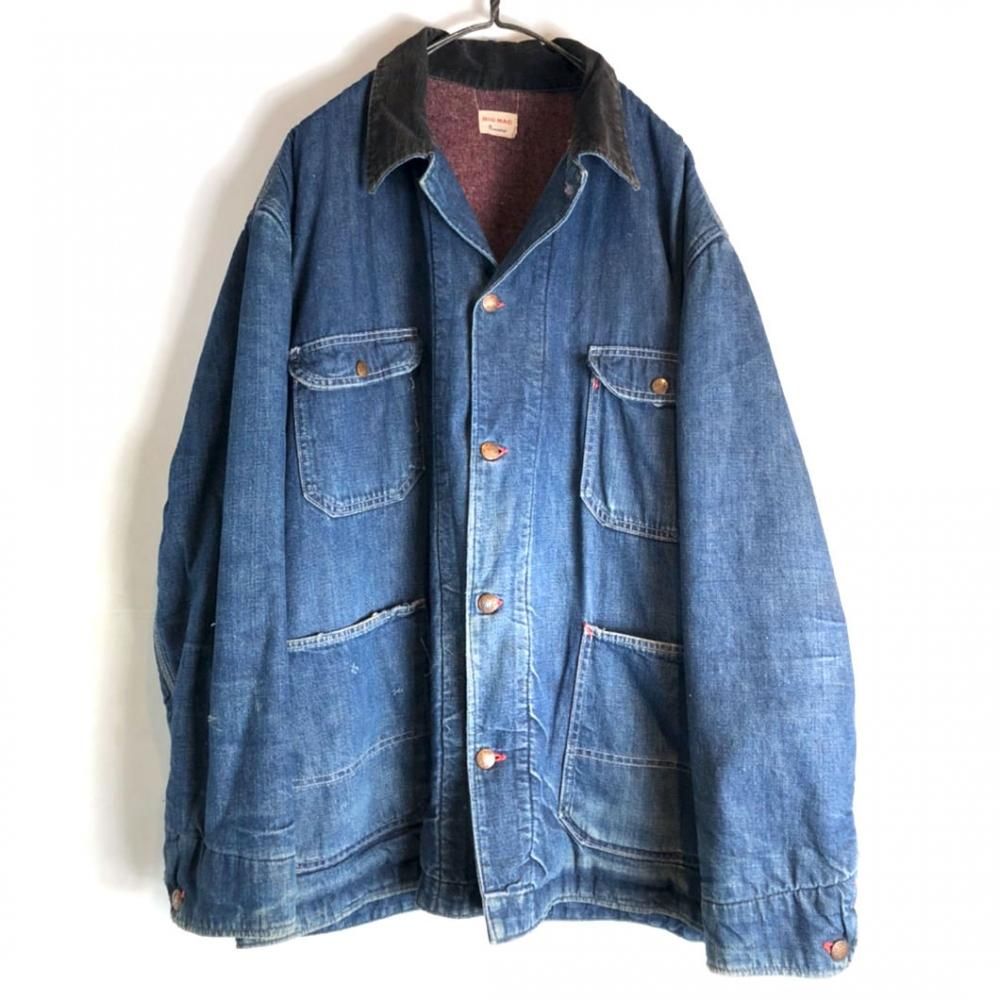 ビッグマック【BIG MAC】ヴィンテージ ブランケットライニング デニムジャケット【1960's】Vintage Blanket Lining  Coverall Jacket