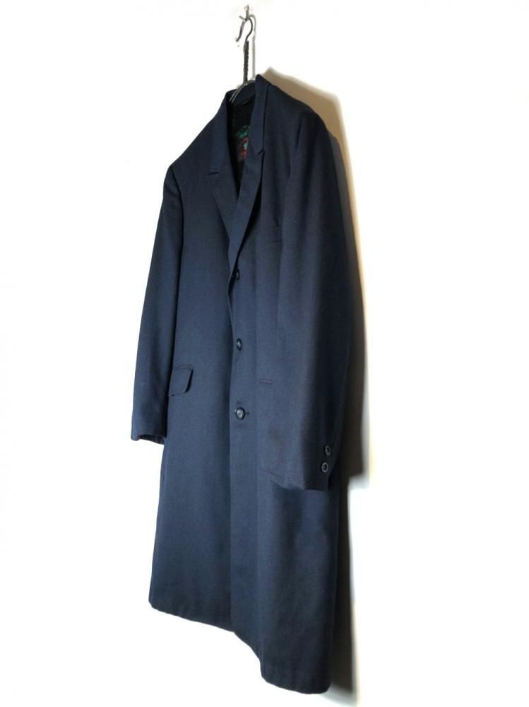 vintage double long chester wool coat