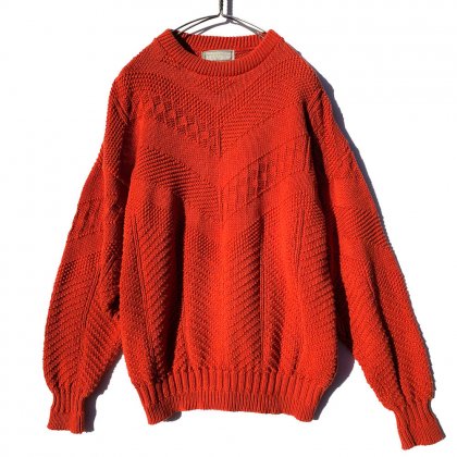  Ρơ 롼ͥå ˥åȡ1980'sۡHAYES Made In USAVintage Crew Neck Knit