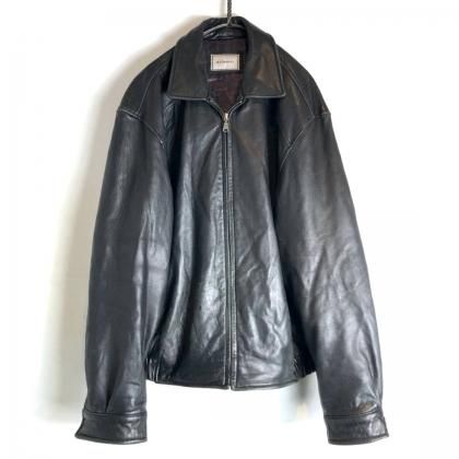  Ρơ ӥå륨å 쥶㥱åȡ1990'sۡHATHAWAYVintage Big Size Leather Jacket
