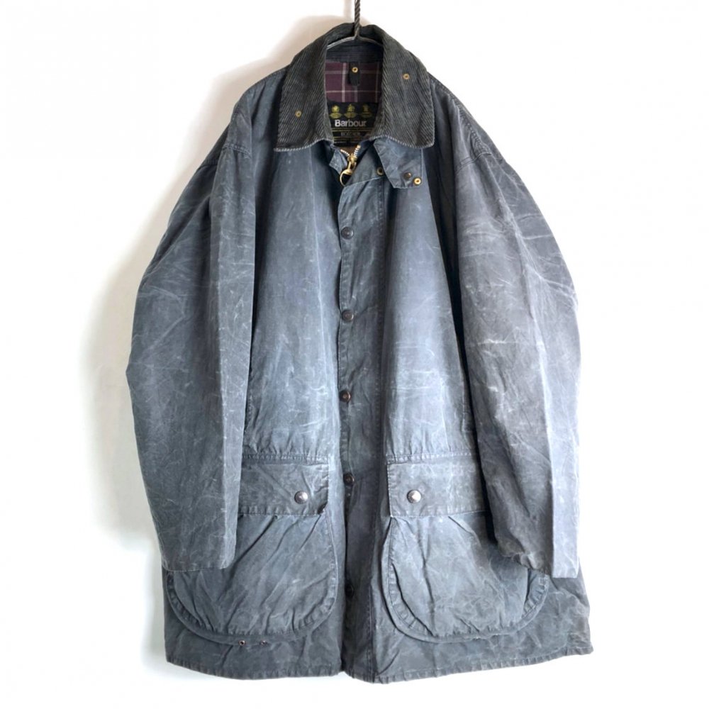 Barbour - 【80s】Barbour ボーダー オイルドジャケット C42 英国製