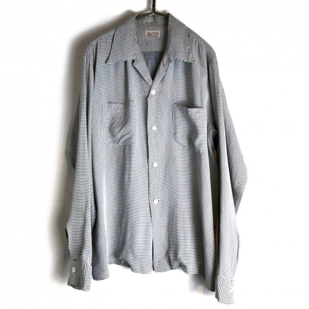 ヴィンテージ オープンカラー レーヨンシャツ【Jayson】【1950's】Vintage Open Collar Rayon Shirt