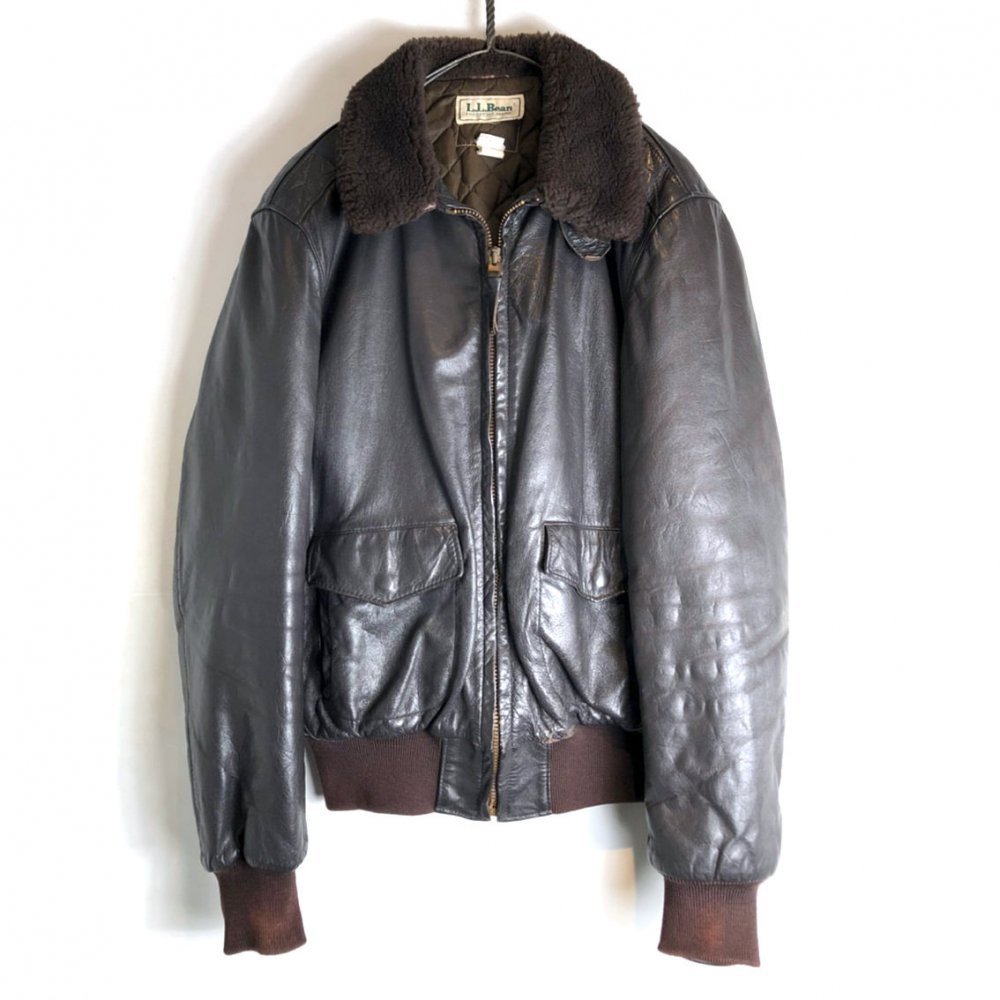 エルエルビーン【L.L.Bean】ヴィンテージ フライトジャケット【1980's】Vintage Type : G-1 Flight jacket