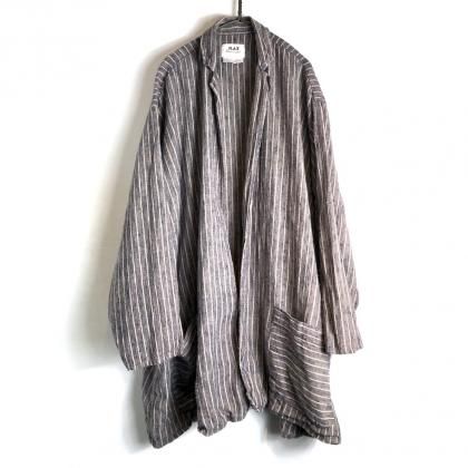  Ρơ ӥå륨å ͥ󥸥㥱åȡ1990'sۡFLAXVintage Big Silhouette Linen Jacket