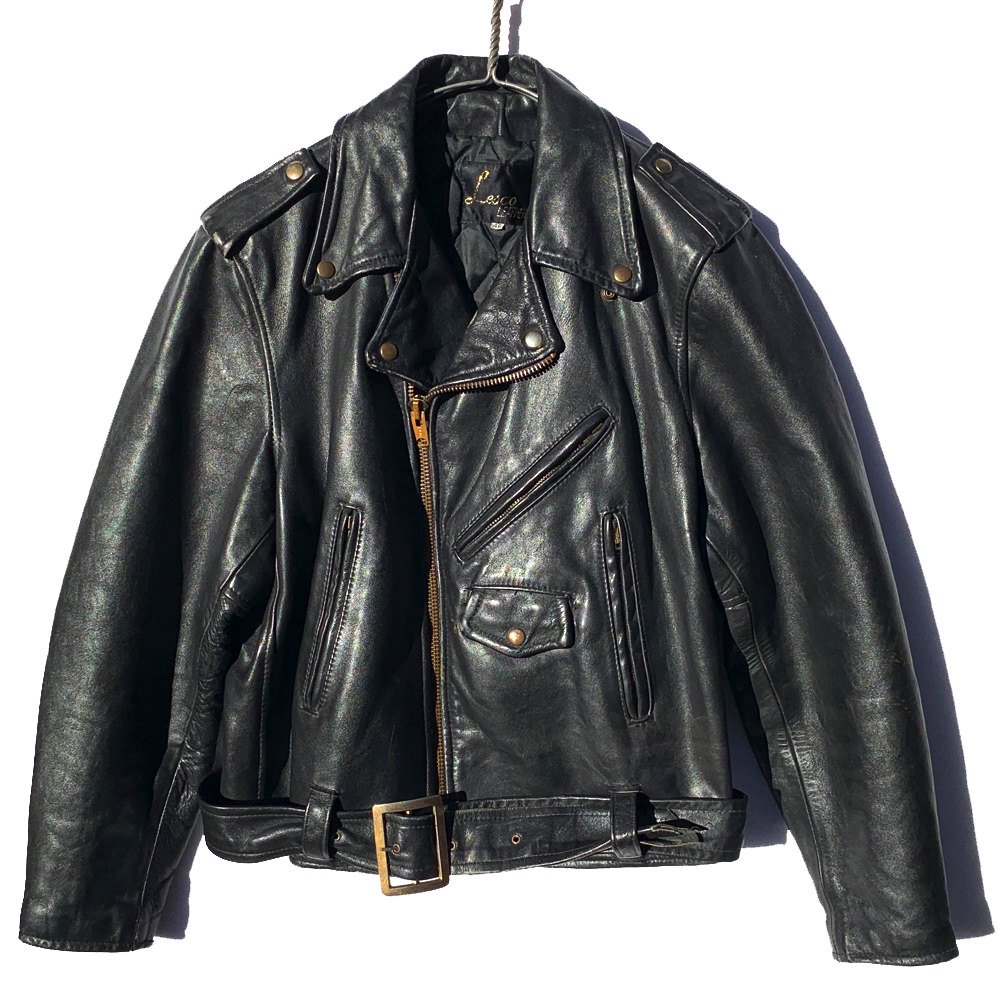 ヴィンテージ ダブル ライダースジャケット【Lesco Leather】【1970's】Vintage Double Riders Jacket