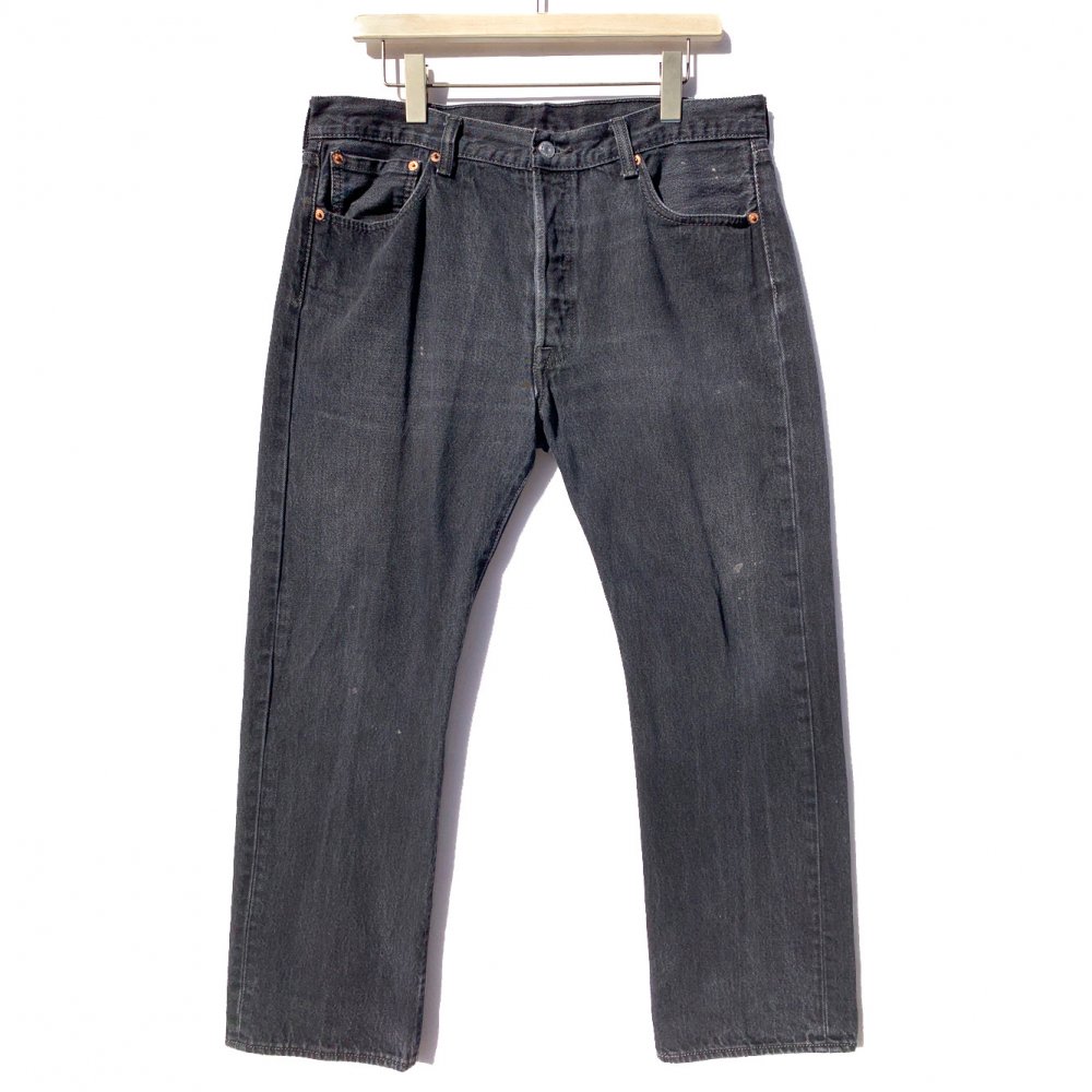 リーバイス 501 ブラック【Levis 501-0660 Made in Egypt】Vintage Black Denim Pants W-36  L-30