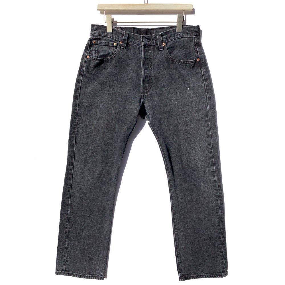 リーバイス 501 ブラック【Levis 501-0660 Made in Mexico】Vintage Black Denim Pants W-33  L-32