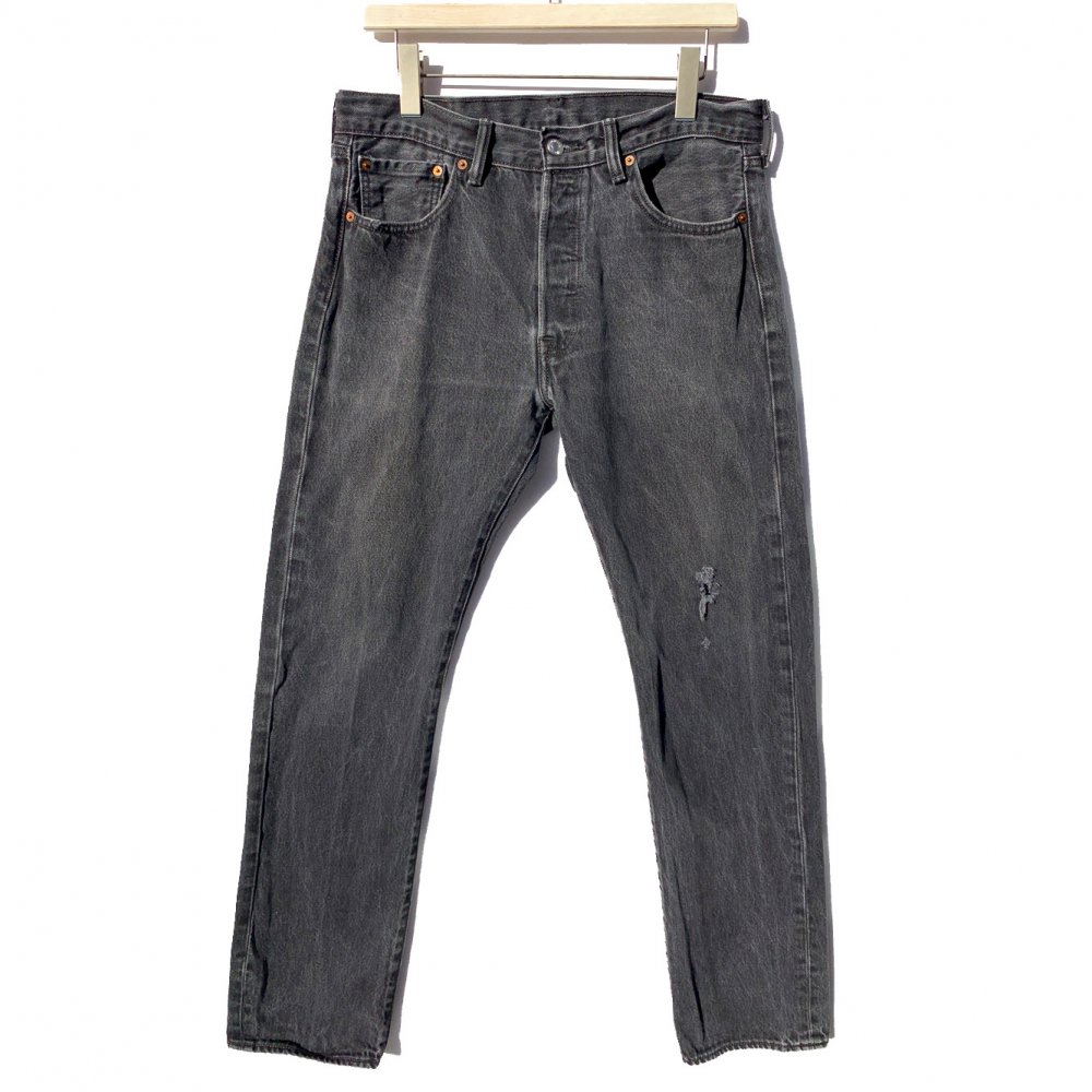 リーバイス 501 ブラック【Levis 501-0660 Made in Egypt】Vintage Black Denim Pants W-33  L-34