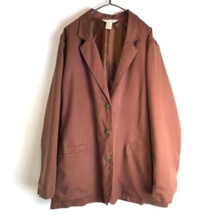  Ρơ ӥå륨å 륯㥱åȡ1990'sVintage Big Silhouette Silk Jacket