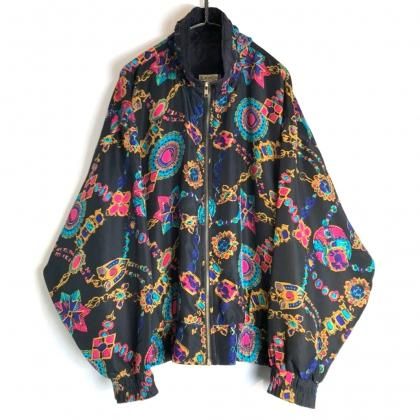  Ρơ 륯֥륾1980'sۡLAVONVintage Silk Jacket