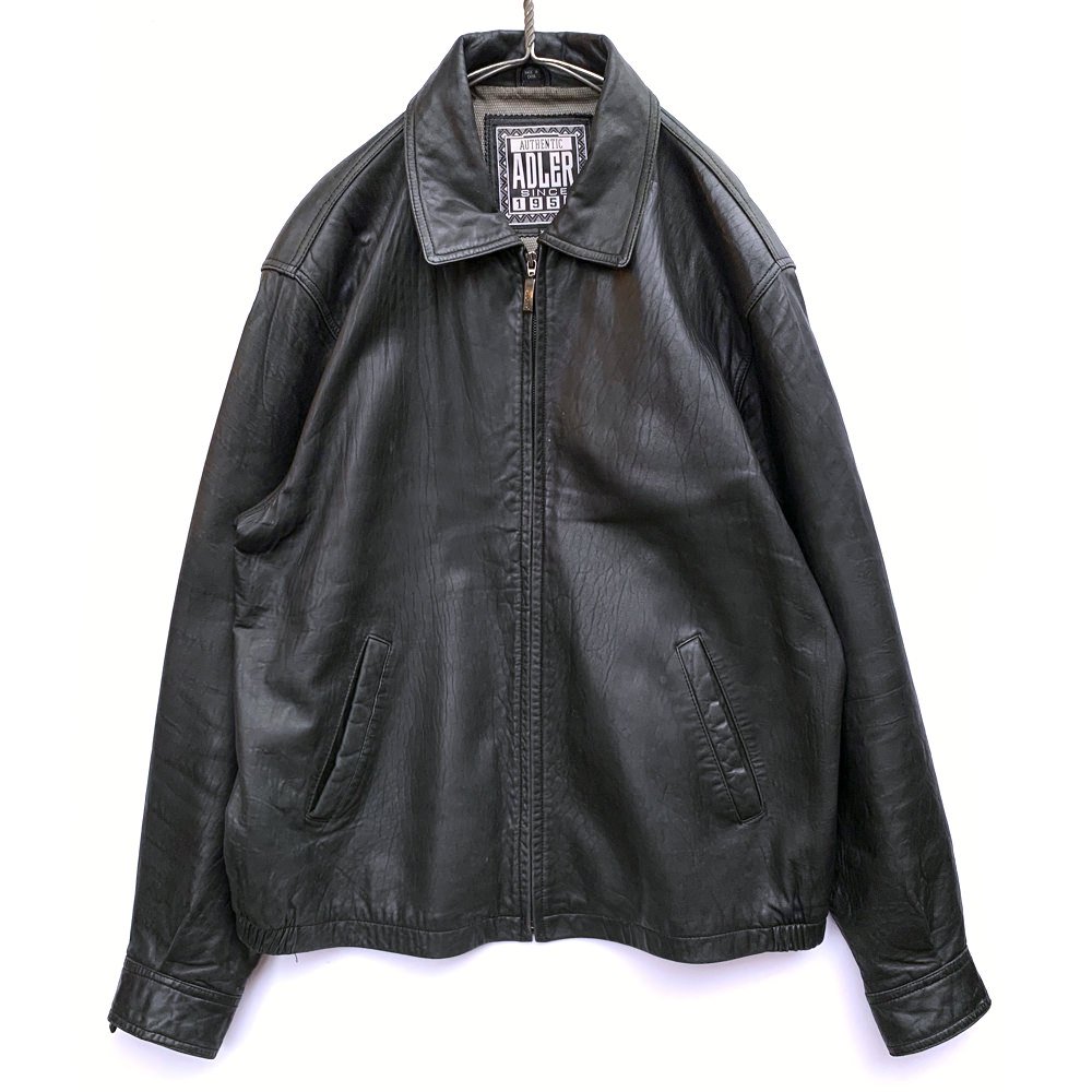ヴィンテージ ビッグシルエット レザージャケット【1990's】【ADLER】Vintage Big Silhouette Leather Jacket