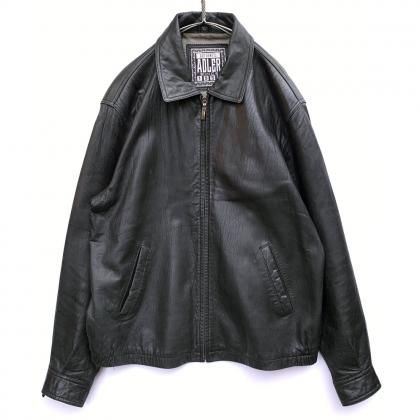  Ρơ ӥå륨å 쥶㥱åȡ1990'sۡADLERVintage Big Silhouette Leather Jacket