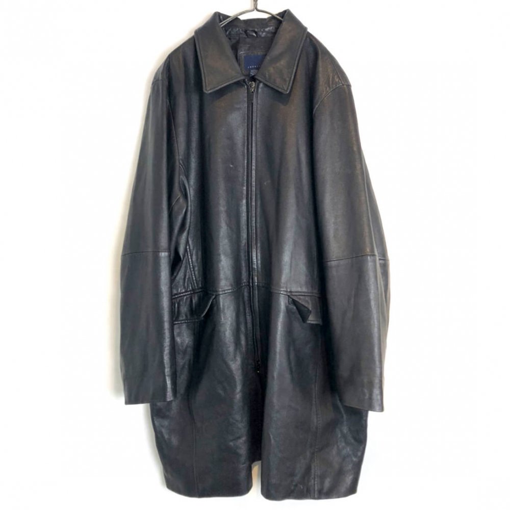 ヴィンテージ ハーフレングス レザーコート【1990's】【venezia】Vintage Half Length Leather jacket