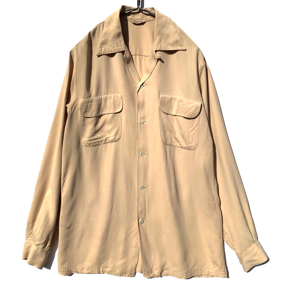 ヴィンテージ オープンカラー レーヨンシャツ【1950's-】Vintage Open Collar Rayon Shirts