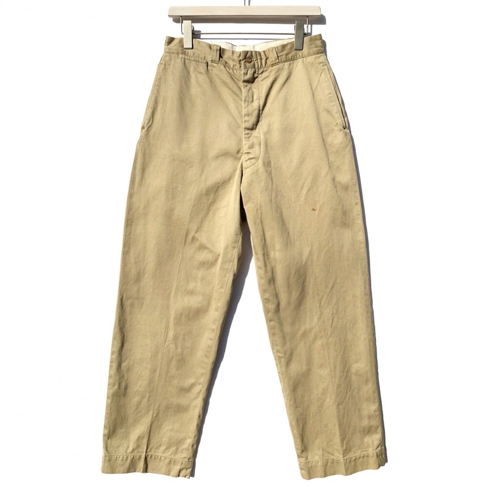 【U.S.ARMY】ミリタリー チノトラウザーズ【1950s-】Vintage Chino Trousers W-30