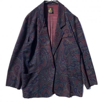  Ρơ ڥ꡼ѥ 饤ȥ㥱åȡ1980's-Vintage Paisley Pattern Light Jacket