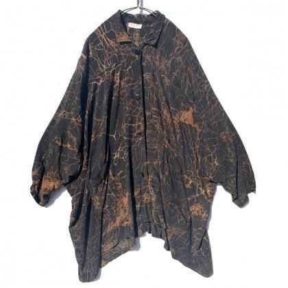  Ρơ ӥå륨å ɥޥ󥹥꡼ 졼 ĥ㥱åȡ1980'sVintage Big Silhouette Rayon Shirts Jacket