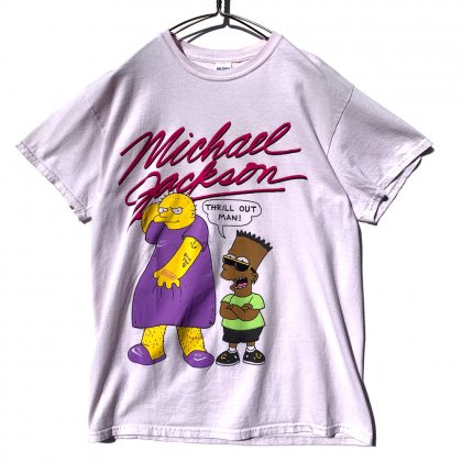  Ρץ󥺡The Simpsonsۥơ TġMichael JacksonۡLeaving NeverlandVintage T-Shirts