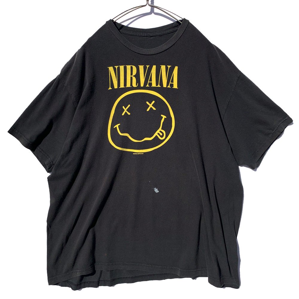 ニルバーナ【NIRVANA】スマイリー プリント Tシャツ【Smiley】【2000s-】Vintage Print T-Shirt